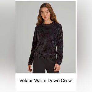 Lululemon Warm Down Crew Velour - Size 6